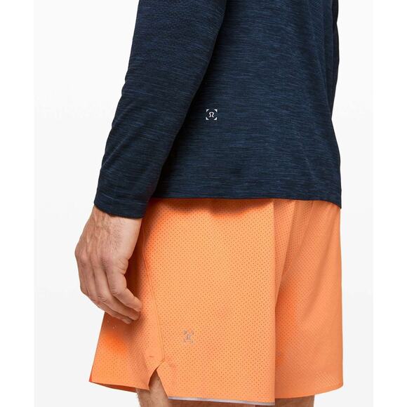 LULULEMON Vent Tech Half Zip Mineral Blue Long Sleeve Pullover Active Men's L - Picture 14 of 14